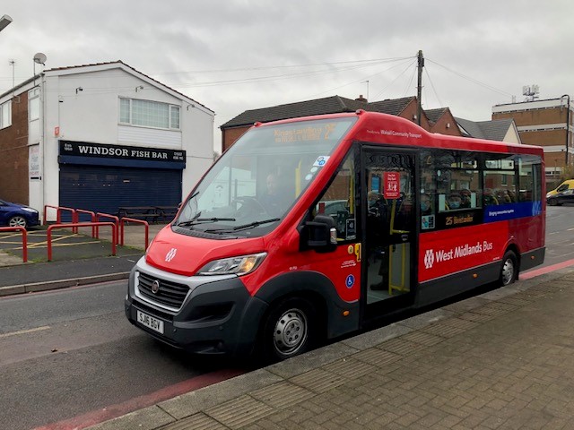 Walsall Community Transport bus